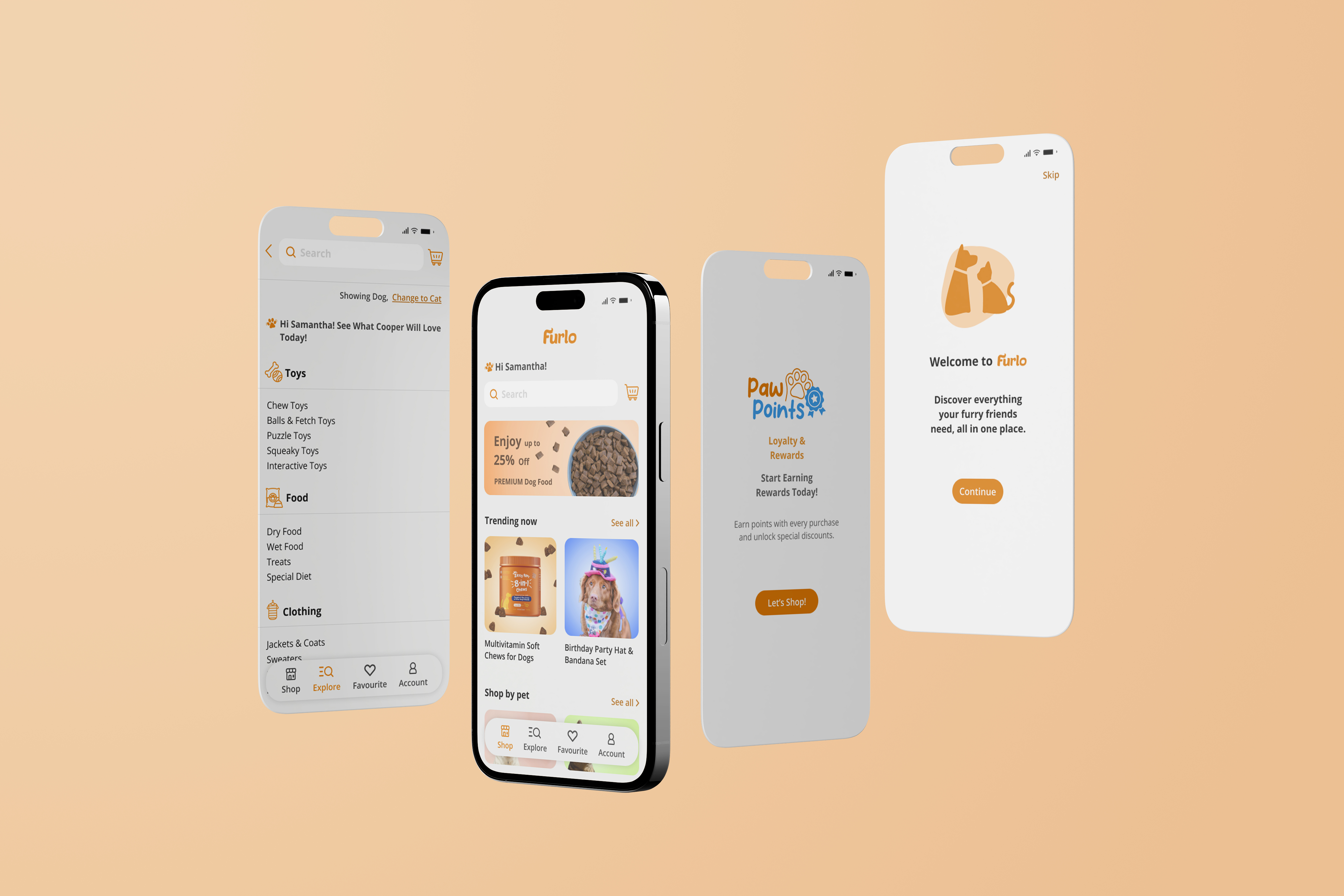 Furlo App Mockup
